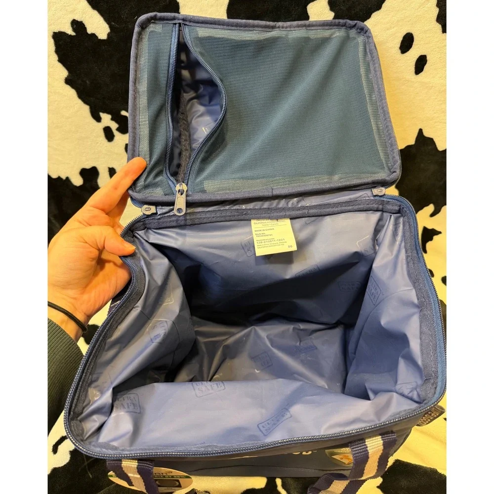 Life is Good Golf Jake Insulated Cooler Bag Blue Microban California Innovations